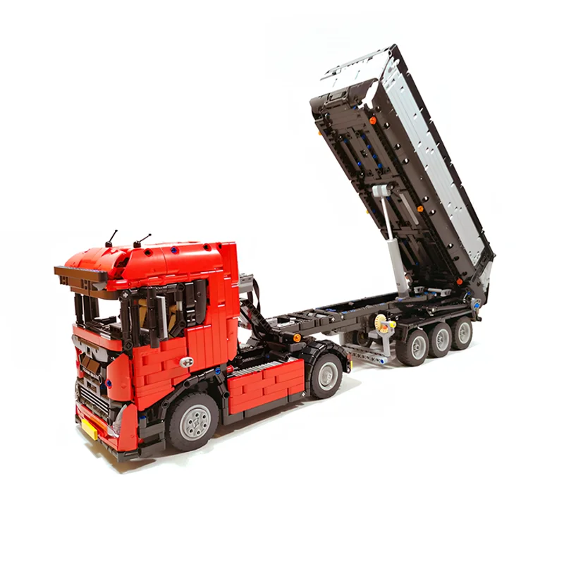2548pcs MOC Technical European Truck Dump Trailer Model Building Blocks Christmas Gifts Construction Toy Brick Kids Education
2548pcs MOC Technical European Truck Dump Trailer Model Building Blocks Christmas Gifts Construction Toy Brick Kids Education