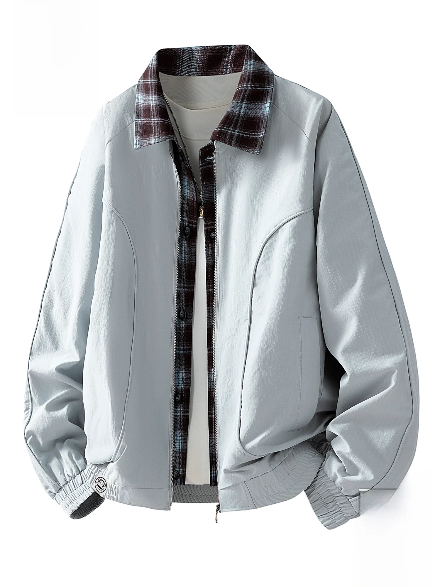 PaulFrank Winter Retro Casual Plaid Jaet Men's Loose Fake Two-Piece Turn-down Collar Coat Youth Faion Polyester Blend Fiber
PaulFrank Winter Retro Casual Plaid Jaet Men's Loose Fake Two-Piece Turn-down Collar Coat Youth Faion Polyester Blend Fiber