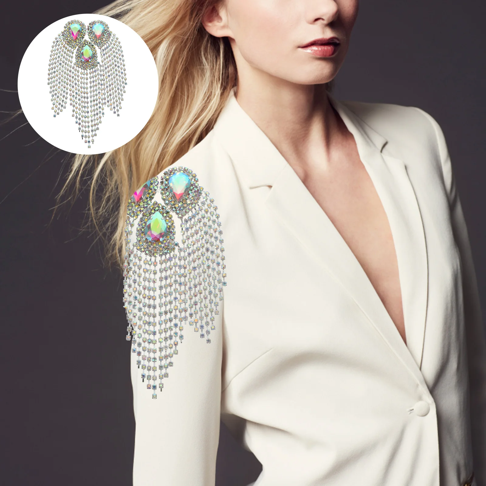 Delicate Tassel Alloy Crystal Patch Brooch Durable Clothing Applique Decorative Garment Sewing Diy Handbag Embellishment 
Delicate Tassel Alloy Crystal Patch Brooch Durable Clothing Applique Decorative Garment Sewing Diy Handbag Embellishment