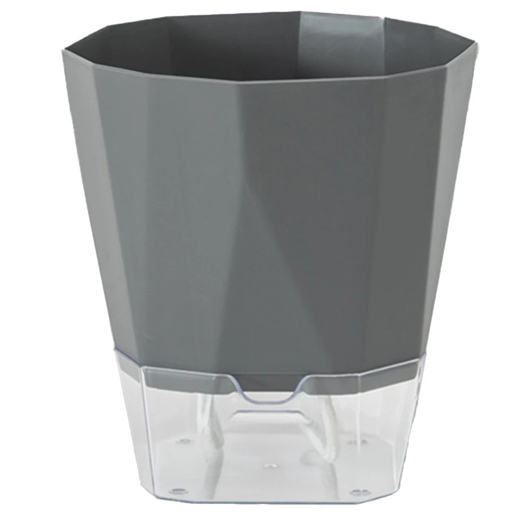 Transparent Double Layer Flower Pot Plastic Self Watering Flower Pot Detachable Design Wide Selection For Various Settings
Transparent Double Layer Flower Pot Plastic Self Watering Flower Pot Detachable Design Wide Selection For Various Settings