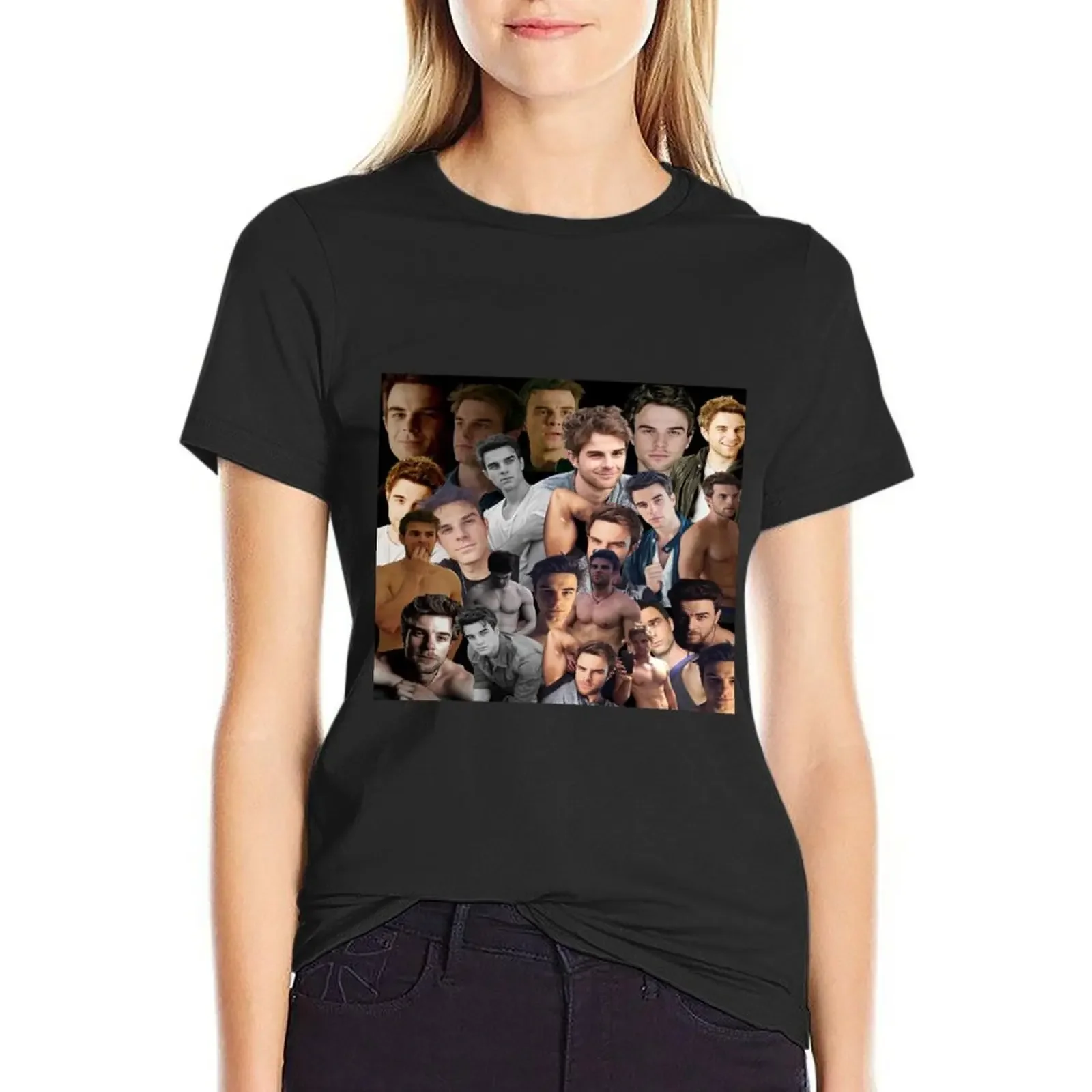 kol mikaelson photo collage T-Shirt Aesthetic clothing oversized tops workout shirts for Women
kol mikaelson photo collage T-Shirt Aesthetic clothing oversized tops workout shirts for Women