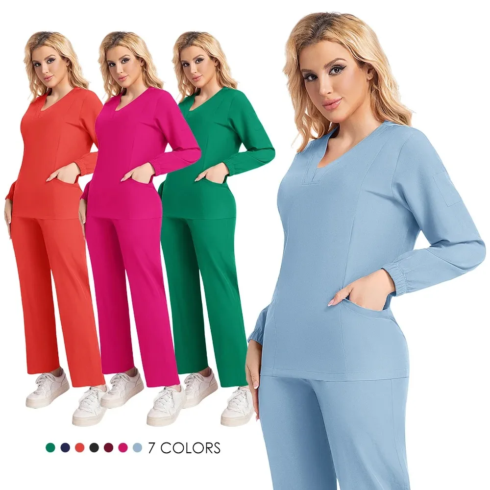 Operating Room Medical Uniform Long Sleeved Working Scrubs Set Medical Supplies Nurse Dental Surgery Suit Workwear
Operating Room Medical Uniform Long Sleeved Working Scrubs Set Medical Supplies Nurse Dental Surgery Suit Workwear