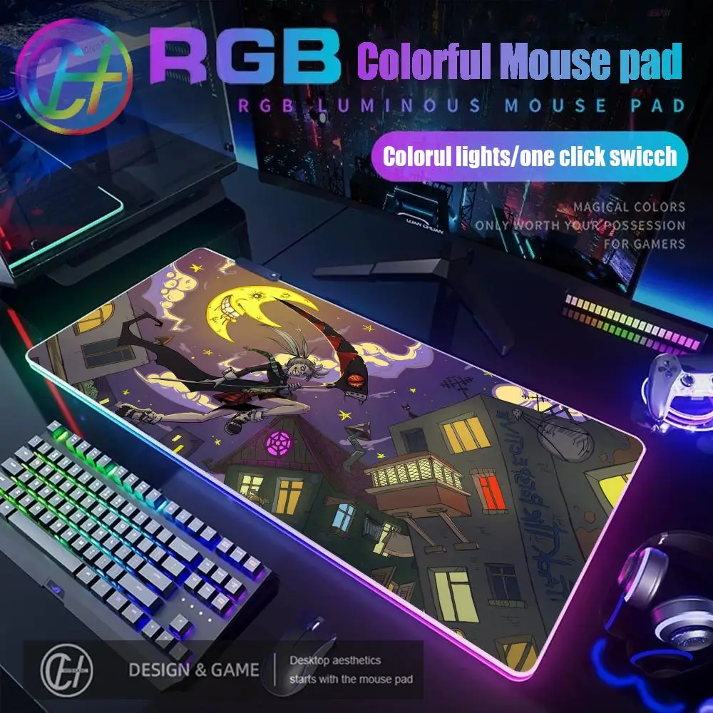 Soul Eater Mouse Pad RGB Gaming Mouse Pad Desk Mat HD Gamer Large LED Light XXL MousePads PC Computer Carpet
Soul Eater Mouse Pad RGB Gaming Mouse Pad Desk Mat HD Gamer Large LED Light XXL MousePads PC Computer Carpet