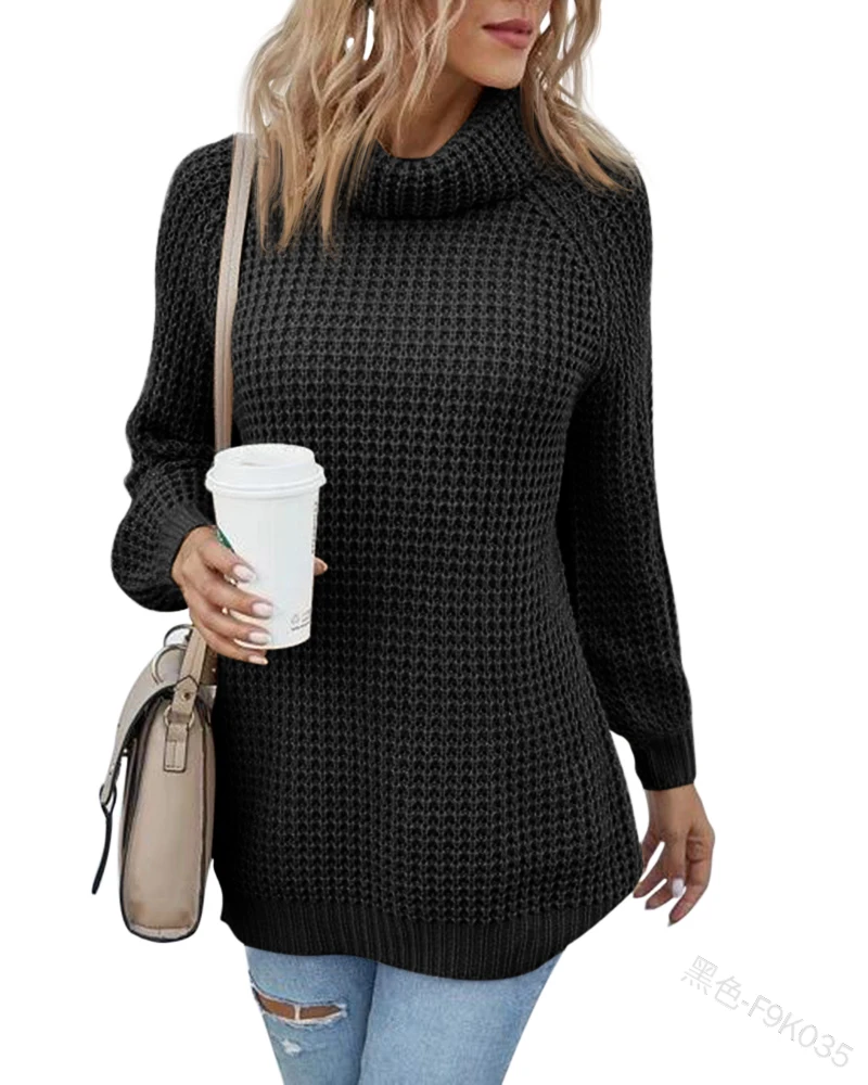 Women's Turtleneck Sweaters Oversized Lightweight Long Sleeve Pullover Loose Chunky Female Fashion Warm Knitetd Sweaters Tops
Women's Turtleneck Sweaters Oversized Lightweight Long Sleeve Pullover Loose Chunky Female Fashion Warm Knitetd Sweaters Tops