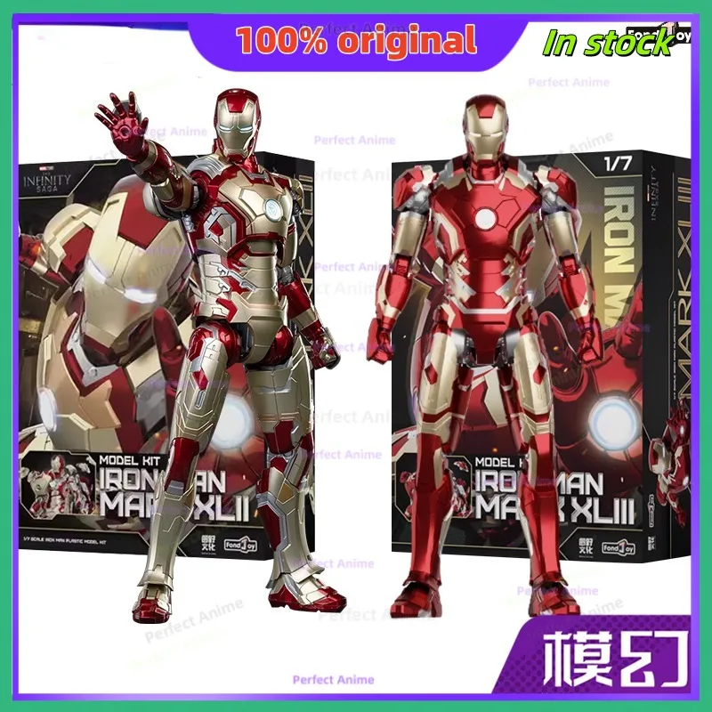 Подвижная фигурка в сборе Fanle Infinity Сага Железный человек MK42 MK43 1/7, 100% оригинал
Подвижная фигурка в сборе Fanle Infinity Сага Железный человек MK42 MK43 1/7, 100% оригинал