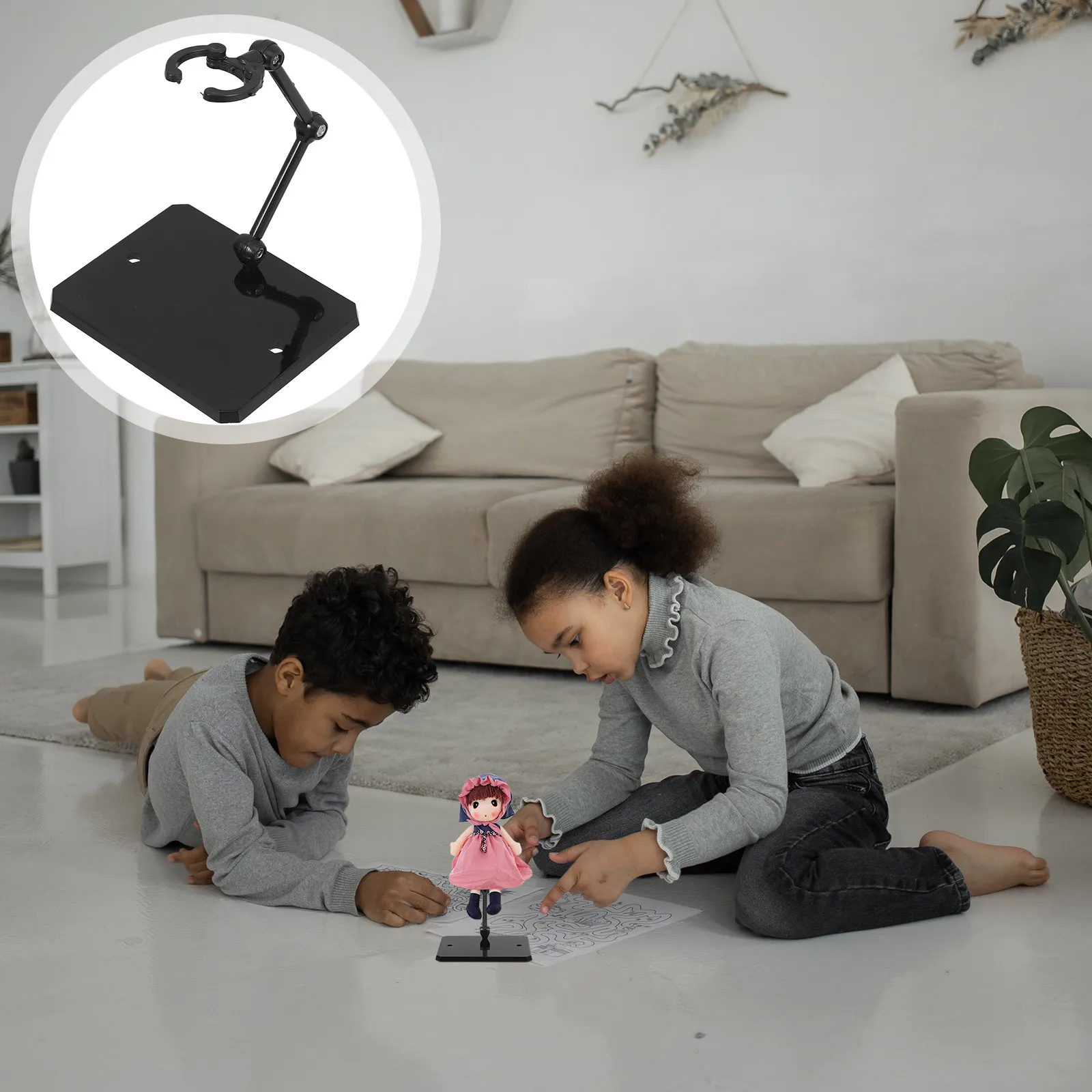 3Pcs Adjustable Action Figure Stand Plastic Display Holder for Desktop Use Wear-Resistant Stable Support Base Display Accessory
3Pcs Adjustable Action Figure Stand Plastic Display Holder for Desktop Use Wear-Resistant Stable Support Base Display Accessory
