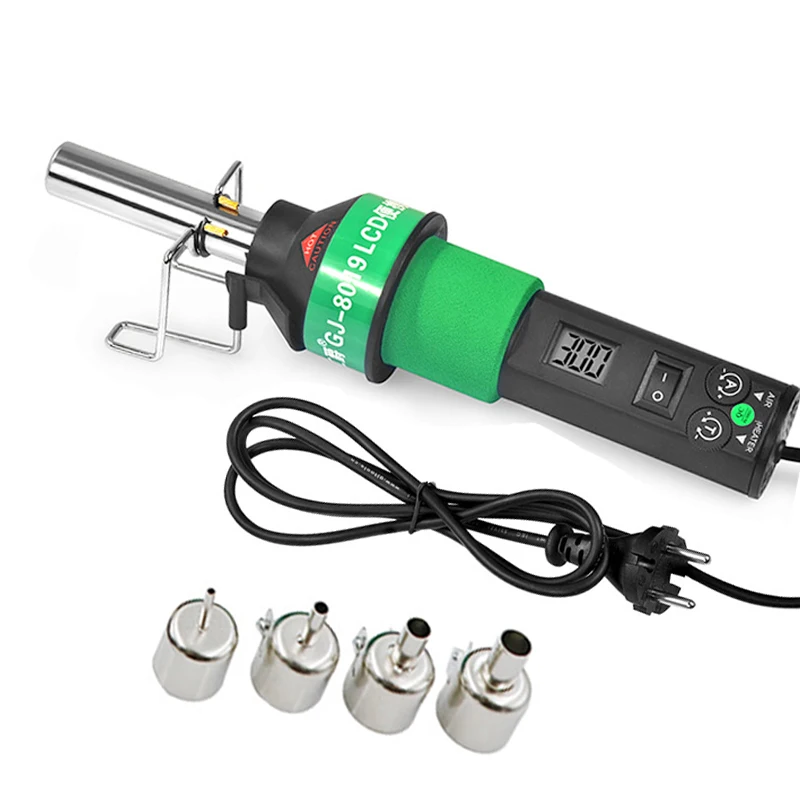 Hot Air Gun Rework Welding Kit Brushless Constant Temperature Hot Gun Adjustable Temperature, Suitable for PGA/BGA/SMT
Hot Air Gun Rework Welding Kit Brushless Constant Temperature Hot Gun Adjustable Temperature, Suitable for PGA/BGA/SMT