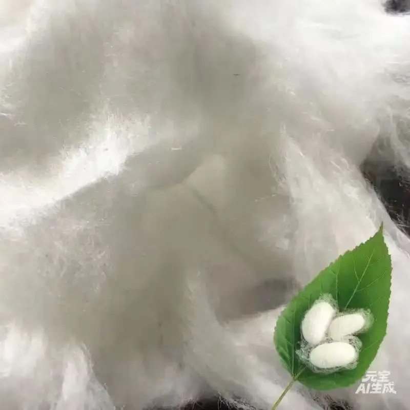 Mulberry Silk Wadding Short Fiber for pillow Quilt Filling
Mulberry Silk Wadding Short Fiber for pillow Quilt Filling