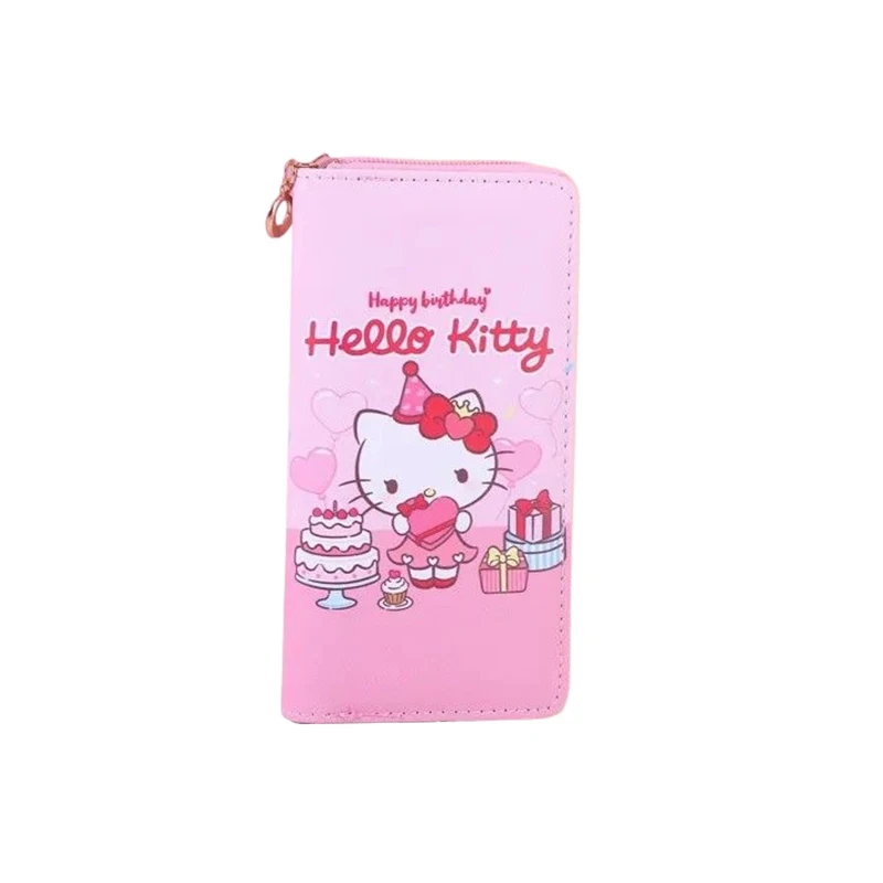 Sanrio Hello Kitty Wallet with Zipper Kawaii Pink PU Leather Coin Purse for Women Girl Waterproof Portable Large Capacity
Sanrio Hello Kitty Wallet with Zipper Kawaii Pink PU Leather Coin Purse for Women Girl Waterproof Portable Large Capacity