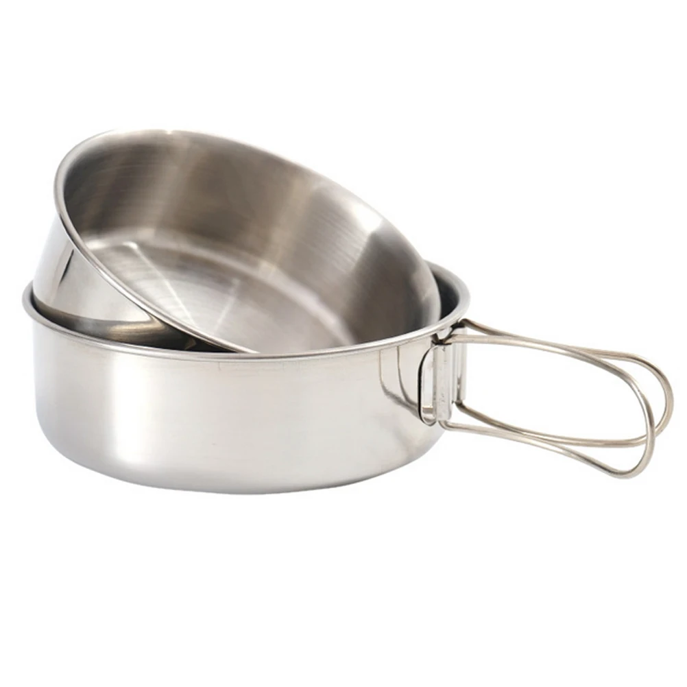 Stainless Steel Folding Bowl Outdoor Tableware Camping Foldable Portable Reusable Bowls Cookware
Stainless Steel Folding Bowl Outdoor Tableware Camping Foldable Portable Reusable Bowls Cookware