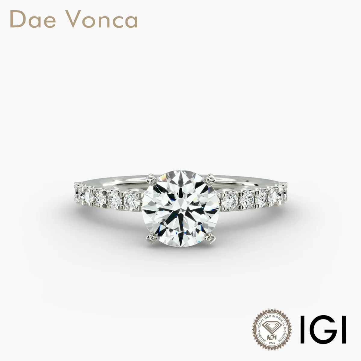 DE VS/VVS Sparkling Round Cut Lab Grown Diamond Ring in PT950/14k/18k White Gold for Engagement
DE VS/VVS Sparkling Round Cut Lab Grown Diamond Ring in PT950/14k/18k White Gold for Engagement