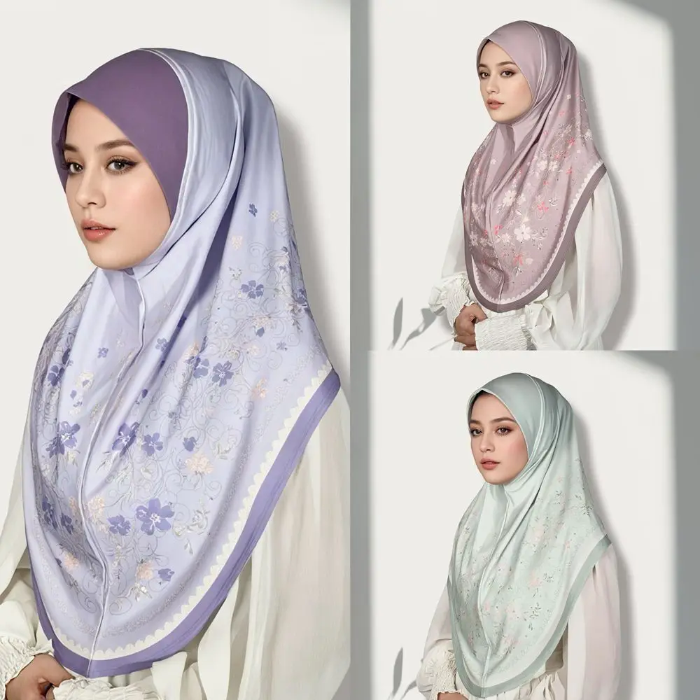 Breathable Eid Al-Fitr Long Floral Turban Adjustable Cotton Printed Arab Lady Headscarf Multiple Colors Elastic Hijab Head Wrap
Breathable Eid Al-Fitr Long Floral Turban Adjustable Cotton Printed Arab Lady Headscarf Multiple Colors Elastic Hijab Head Wrap