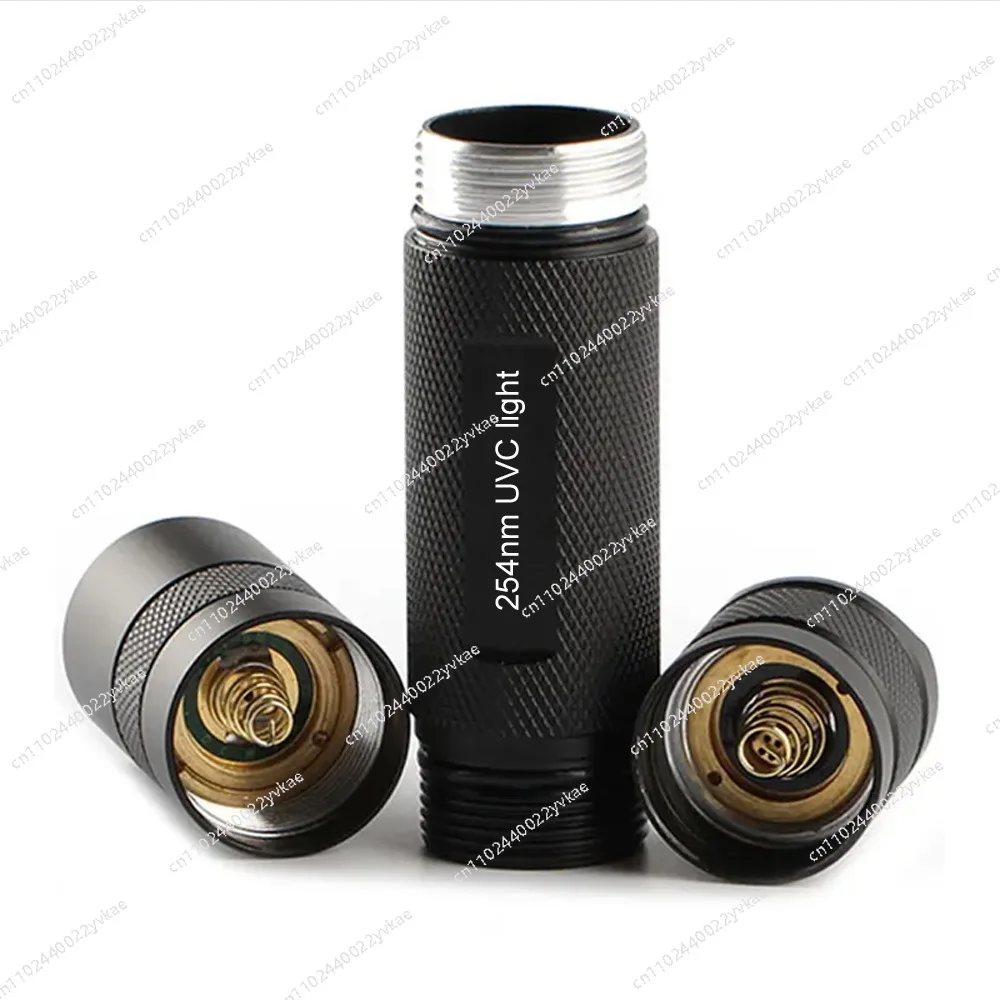 Rechargeable Shortwave UV LED Flashlight, 254nm UVC Ultraviolet Fluorescent Mineral UVC Torch
