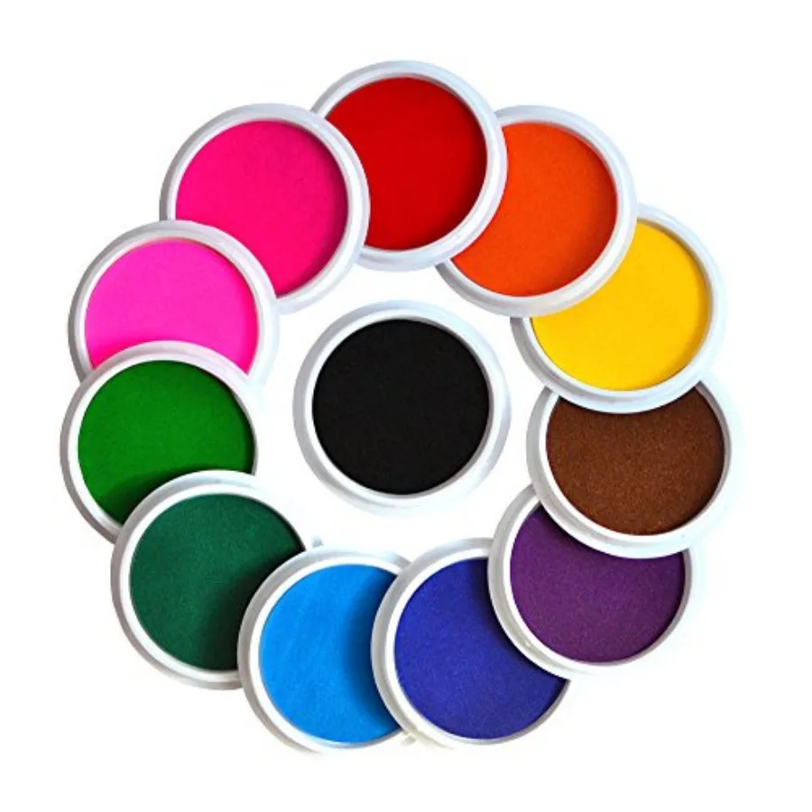 Myboree Washable Large Ink Pads, 12 Vivid Colors Non-Toxic Ink Pads, Reusable Craft Ink for Handprint Footprint, Rubber Stamps,
Myboree Washable Large Ink Pads, 12 Vivid Colors Non-Toxic Ink Pads, Reusable Craft Ink for Handprint Footprint, Rubber Stamps,