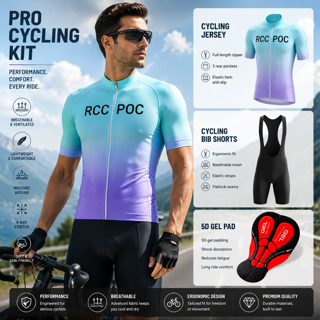 Wielerjersey Set 2026 Rcc Poc Heren Fietsleding Zomer Fietspak Met Korte Mouwen Ropa Ciclismo Hombre
Wielerjersey Set 2026 Rcc Poc Heren Fietsleding Zomer Fietspak Met Korte Mouwen Ropa Ciclismo Hombre