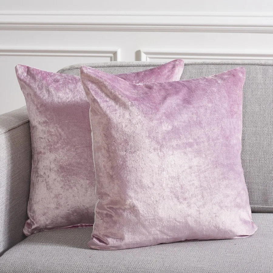 Jovanni Solid Pillow, 18" x 18", Lavender, Set of 2
Jovanni Solid Pillow, 18" x 18", Lavender, Set of 2