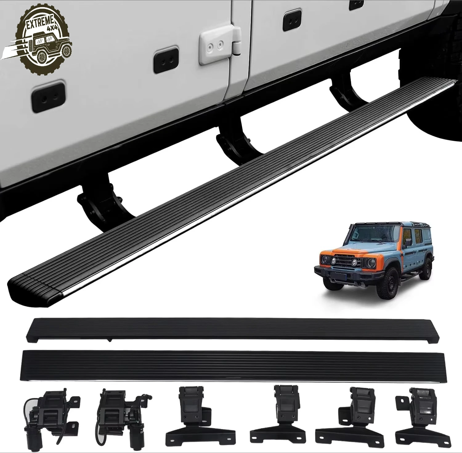 Wholesale Led Electric Running Board Side Step Aluminium Pedal for Grenadier INEOS 2023 2024 2025
Wholesale Led Electric Running Board Side Step Aluminium Pedal for Grenadier INEOS 2023 2024 2025