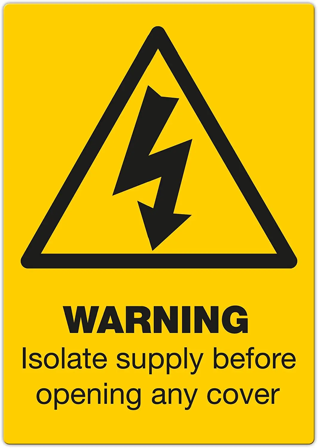 Insulation warning label, suitable for power supply of distribution room
Insulation warning label, suitable for power supply of distribution room