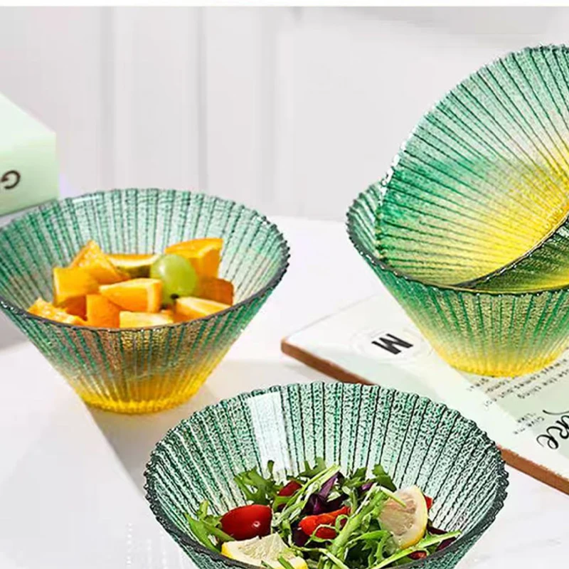 High Aesthetic Gradient Glass Ice Silk Bowls Chinese New 300ml Household Round Dining Tableware Relief Bamboo Hat Salad Bowl
High Aesthetic Gradient Glass Ice Silk Bowls Chinese New 300ml Household Round Dining Tableware Relief Bamboo Hat Salad Bowl