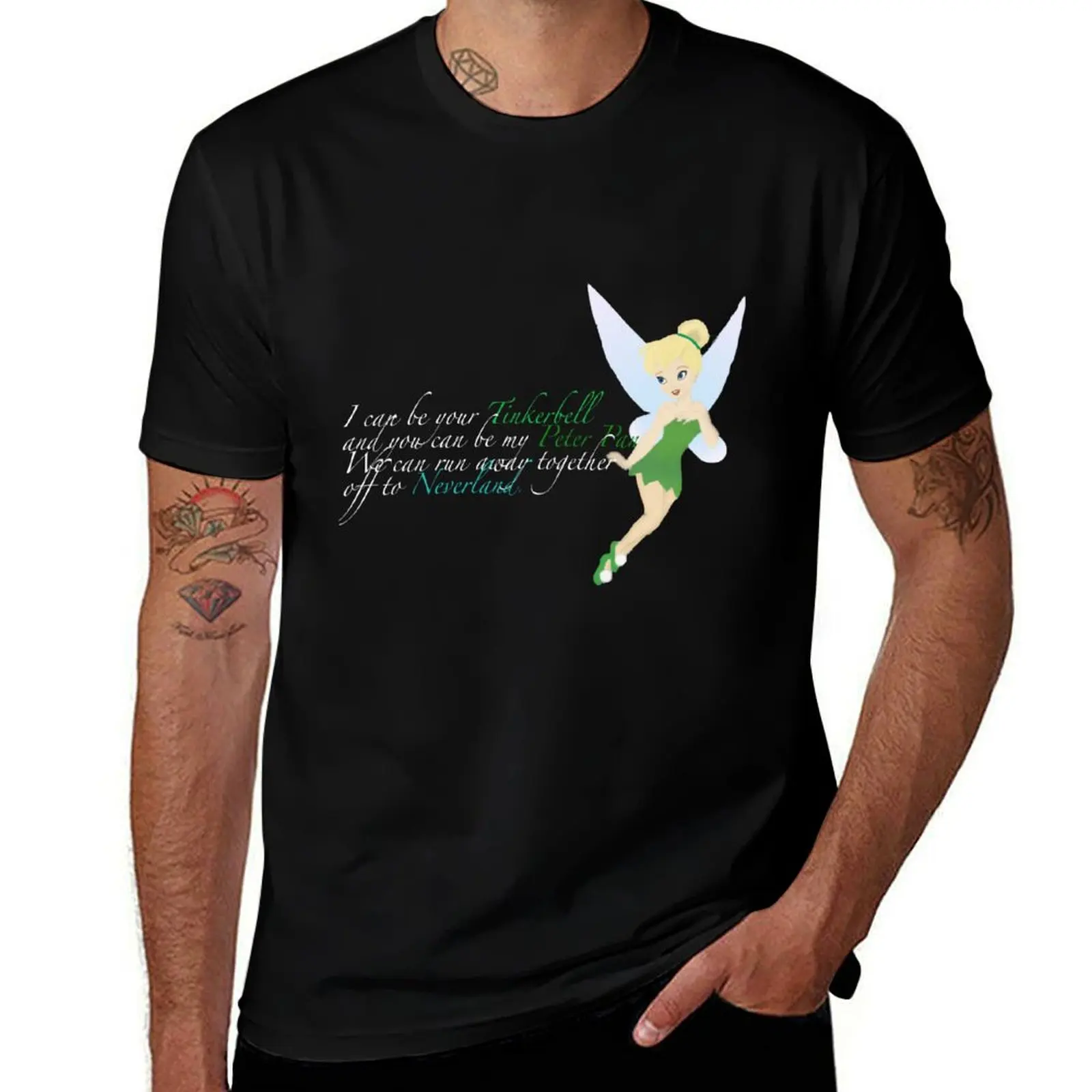 Tinkerbell. For dark colours. T-Shirt anime clothes quick-drying summer top tees Short sleeve tee men
Tinkerbell. For dark colours. T-Shirt anime clothes quick-drying summer top tees Short sleeve tee men