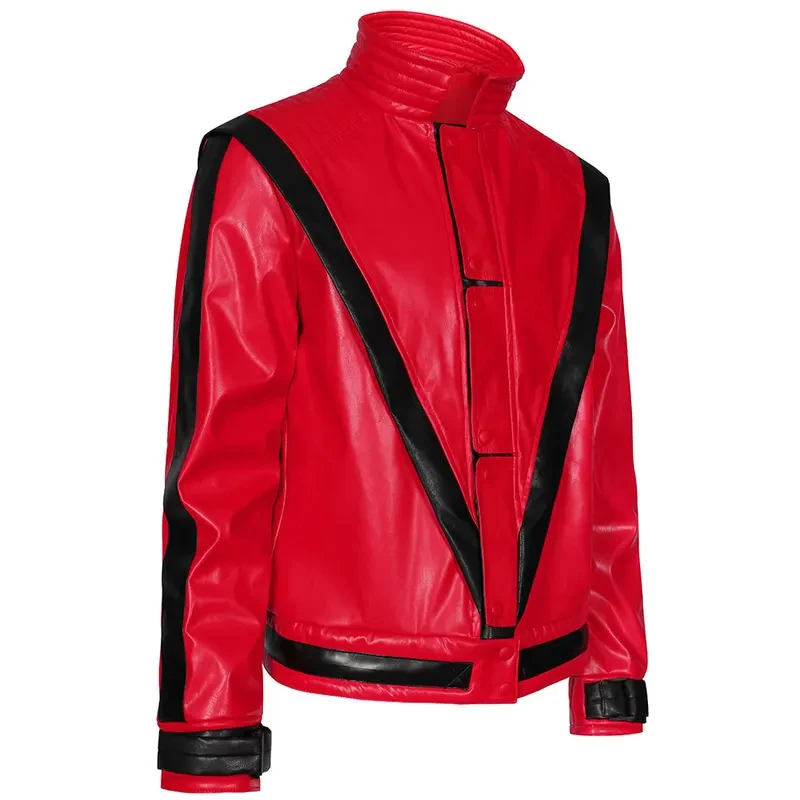 3'x,4'f\6/MJ Michael Jackson Cosplay Costumes Red Faux Leather Jacket Halloween Party Outfit For Menf;5,b'7\k.
3'x,4'f\6/MJ Michael Jackson Cosplay Costumes Red Faux Leather Jacket Halloween Party Outfit For Menf;5,b'7\k.