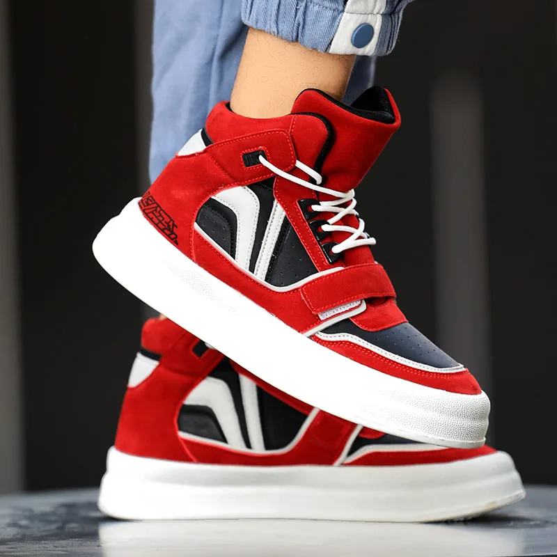 2025 New Men's High Top Skate Shoes Casual Sneakers Breathable Canvas Shoes Streetwear Fashion Skateboarding Basketball Shoes
2025 New Men's High Top Skate Shoes Casual Sneakers Breathable Canvas Shoes Streetwear Fashion Skateboarding Basketball Shoes
