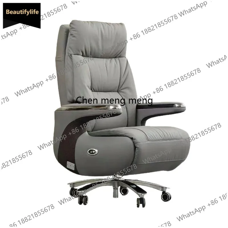 E5556Boss chair leather reclining office lunch break large class business president office chair
E5556Boss chair leather reclining office lunch break large class business president office chair