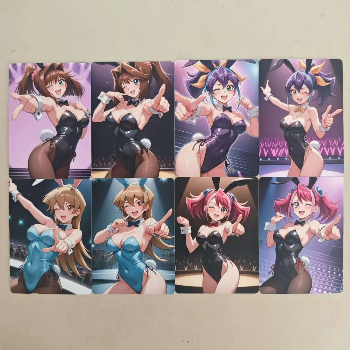 8Pcs/set NSFW Card Yugioh Beautiful Bunny Girl Alexis Anzu Ishizu Ruri Little Night Collection Card 18+
8Pcs/set NSFW Card Yugioh Beautiful Bunny Girl Alexis Anzu Ishizu Ruri Little Night Collection Card 18+