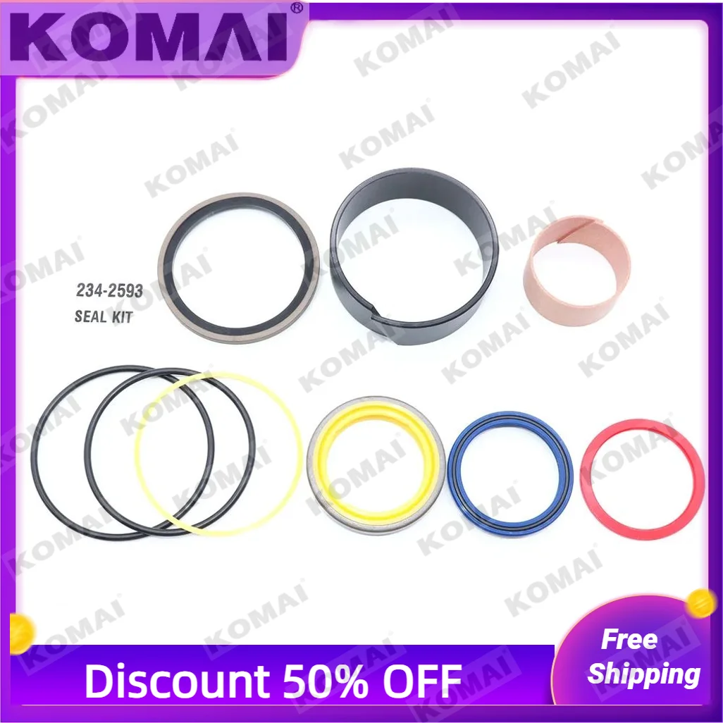 For Caterpillar 234-2593 Bucket Cylinder Seal Kit 2342593 Seal Kit For Cat 422e Backhoe Loader Hydraulic
For Caterpillar 234-2593 Bucket Cylinder Seal Kit 2342593 Seal Kit For Cat 422e Backhoe Loader Hydraulic