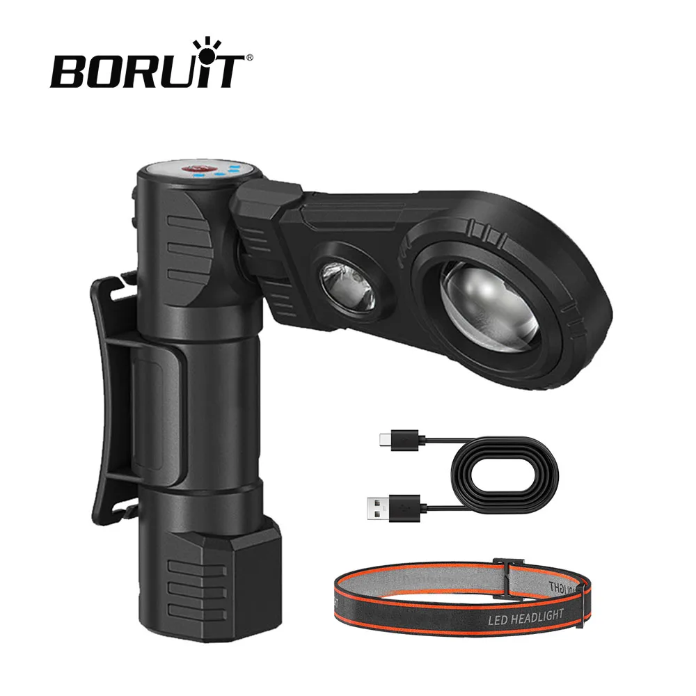 BORUiT Multifunctional LED Headlamp Ultra Bright Auto Repair Work Light Portable Rechargeable Spotlights for Outdoor Camping
BORUiT Multifunctional LED Headlamp Ultra Bright Auto Repair Work Light Portable Rechargeable Spotlights for Outdoor Camping