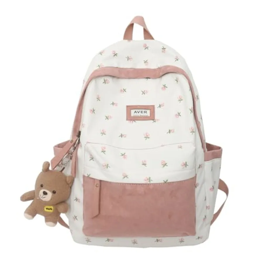 2026 Cute Preppy Bag Floral Printed Kawaii Backpack Cottagecore Aesthetic Backpack Laptop Daypack Pink
2026 Cute Preppy Bag Floral Printed Kawaii Backpack Cottagecore Aesthetic Backpack Laptop Daypack Pink