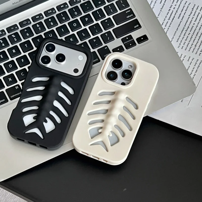 INS fashion design 3D Fish Bone Silicone Phone Case For iPhone 13 14 15 16 17 Pro Max Funny cartoon Fish Bone Back Cover
INS fashion design 3D Fish Bone Silicone Phone Case For iPhone 13 14 15 16 17 Pro Max Funny cartoon Fish Bone Back Cover