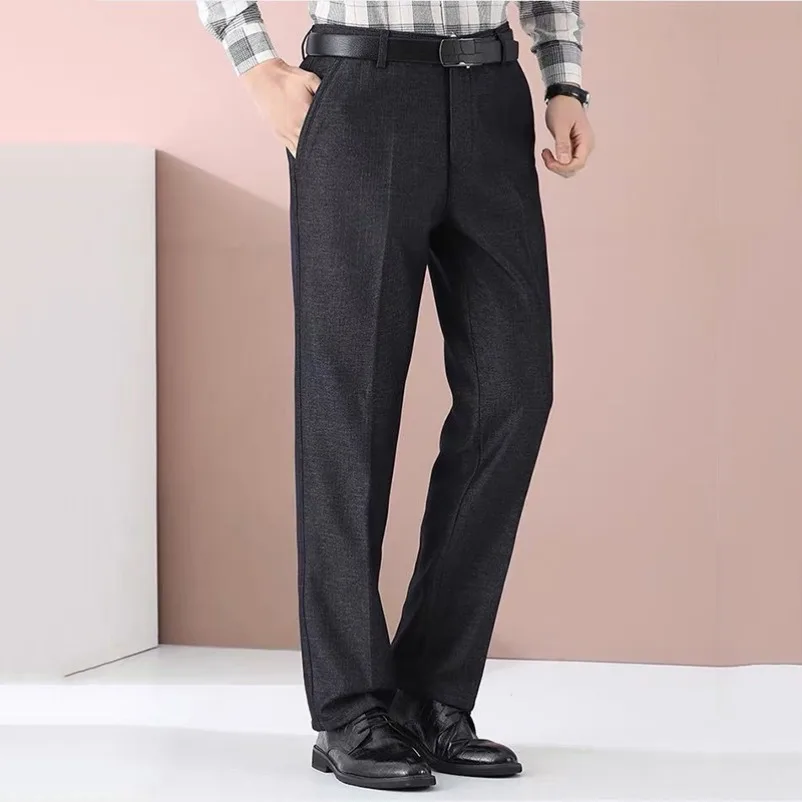 New Men's Summer Thin Autumn Thicken Business Casual Pants Fashion Solid Gentle Trousers Male Brand Suit Pant Black Grey KOACUS
New Men's Summer Thin Autumn Thicken Business Casual Pants Fashion Solid Gentle Trousers Male Brand Suit Pant Black Grey KOACUS