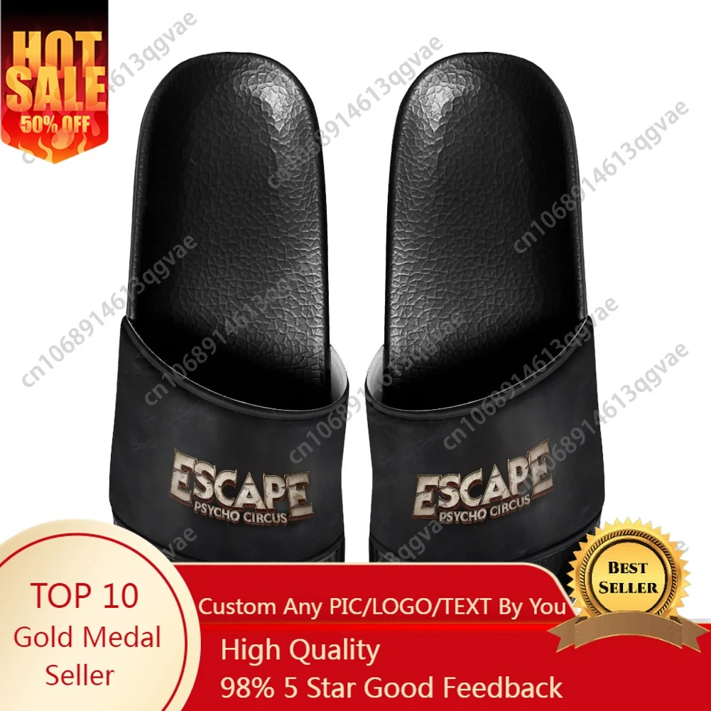 Escape Halloween Music Festival Slippers Home Water Shoes Men Women Teenagers Beach Pool Sandals Custom Summer Slipper
Escape Halloween Music Festival Slippers Home Water Shoes Men Women Teenagers Beach Pool Sandals Custom Summer Slipper