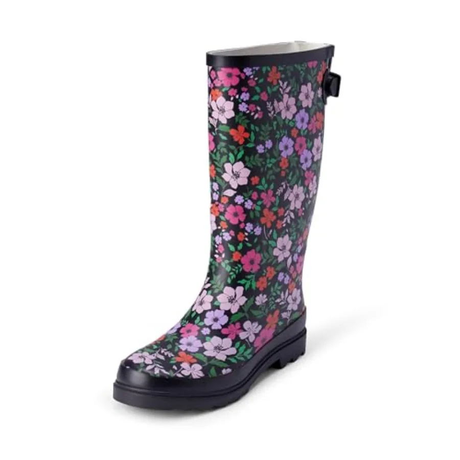 Women's Waterproof Tall Rain Boot with Adjustable Buckle
Women's Waterproof Tall Rain Boot with Adjustable Buckle