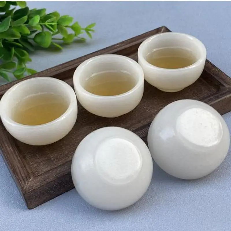 Natural White Jade Tea Cup Chinese Tea Ceremony Health Gongfu Teaware Jade Master Cups
Natural White Jade Tea Cup Chinese Tea Ceremony Health Gongfu Teaware Jade Master Cups