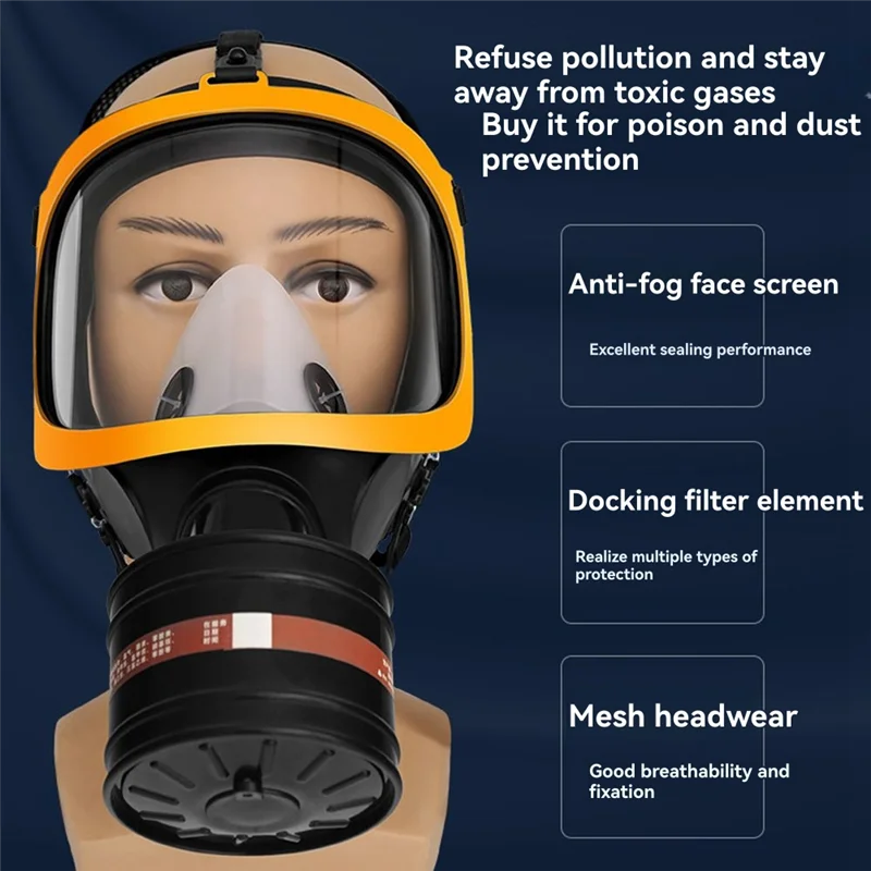 AONEQ-Gas Mask Full Face Mask Chemical Radioactive Contamination Chemical Biological Self-Priming
AONEQ-Gas Mask Full Face Mask Chemical Radioactive Contamination Chemical Biological Self-Priming