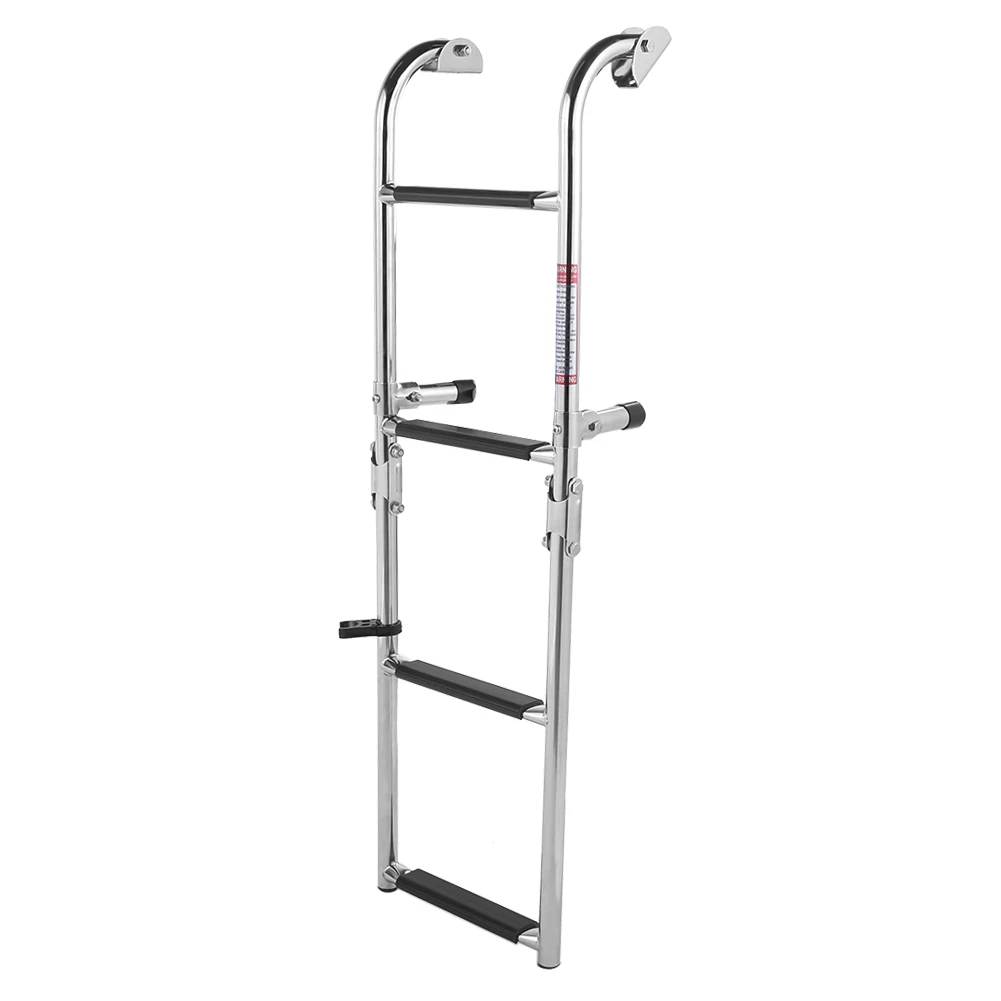 Stainless Steel 4 Step Folding Double Step Ladder Telescopic Boat Ladder for Floating Bridge Boat/Yacht Retractable Accessory
Stainless Steel 4 Step Folding Double Step Ladder Telescopic Boat Ladder for Floating Bridge Boat/Yacht Retractable Accessory