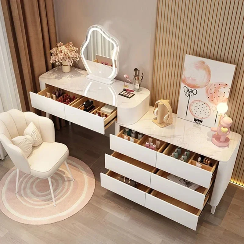 Princess Storage Vanity Tables Womens Vanity Modern Comfortable Vanity Table Organizer Containers Tocador Home Decoration
Princess Storage Vanity Tables Womens Vanity Modern Comfortable Vanity Table Organizer Containers Tocador Home Decoration
