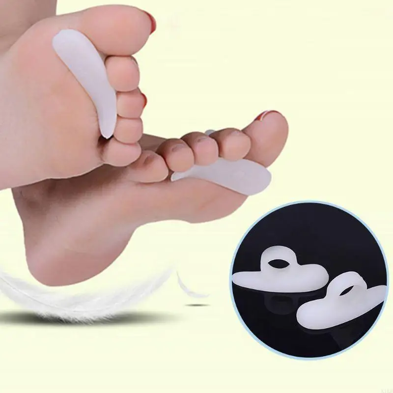 2Pcs/pair Unisex Hammer Toe Cushions Silicone Protector Separator Gel Support Pads Temporary Corrector Straightener Bunion Guard
2Pcs/pair Unisex Hammer Toe Cushions Silicone Protector Separator Gel Support Pads Temporary Corrector Straightener Bunion Guard