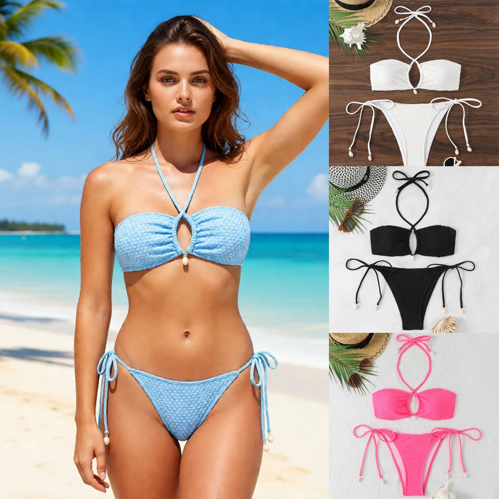 2026 New Skirt Triangle Swimsuit for Women Covering Belly Slimming Beach Resort Hot Spring European American Bikini Bathing
2026 New Skirt Triangle Swimsuit for Women Covering Belly Slimming Beach Resort Hot Spring European American Bikini Bathing