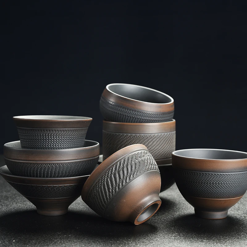 Chinese Purple Pottery Tea Cup Tea Cup Master Cup Single Ceramic Handmade Kung Fu Tea Set Tea Bowl Cup for Tea
Chinese Purple Pottery Tea Cup Tea Cup Master Cup Single Ceramic Handmade Kung Fu Tea Set Tea Bowl Cup for Tea