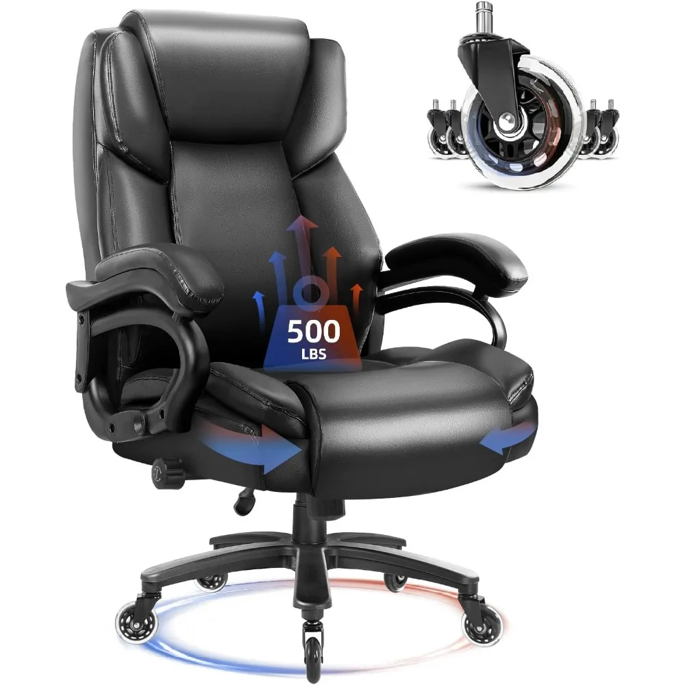 Waleaf 500lbs Big and Tall Office Chair, Heavy Duty Chair for Heavy People, Adjustable Ergonomic Lumbar Support Executive Chair,
Waleaf 500lbs Big and Tall Office Chair, Heavy Duty Chair for Heavy People, Adjustable Ergonomic Lumbar Support Executive Chair,