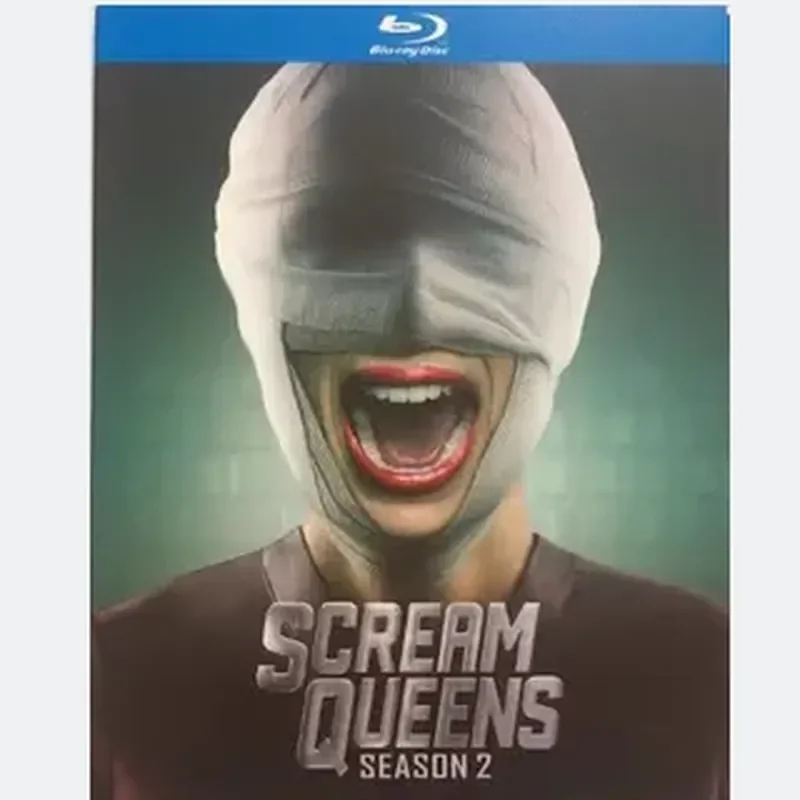 BD Blu-ray Ultra HD American Drama Scream Queens Seasons 1 and 2 Five Disc Box Set 2015 2016
BD Blu-ray Ultra HD American Drama Scream Queens Seasons 1 and 2 Five Disc Box Set 2015 2016