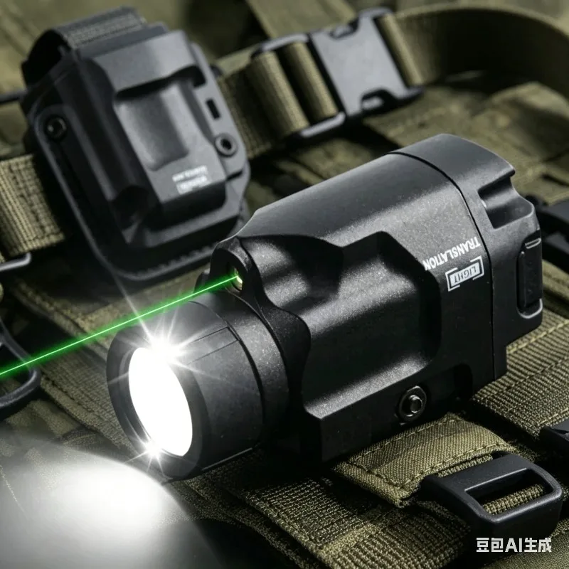 800Lumen Handgun Defense LED Flashlight with Red/Green Dot LED Strobe Rifle Light Fix 20mm Rail for Jungle Hunting
800Lumen Handgun Defense LED Flashlight with Red/Green Dot LED Strobe Rifle Light Fix 20mm Rail for Jungle Hunting