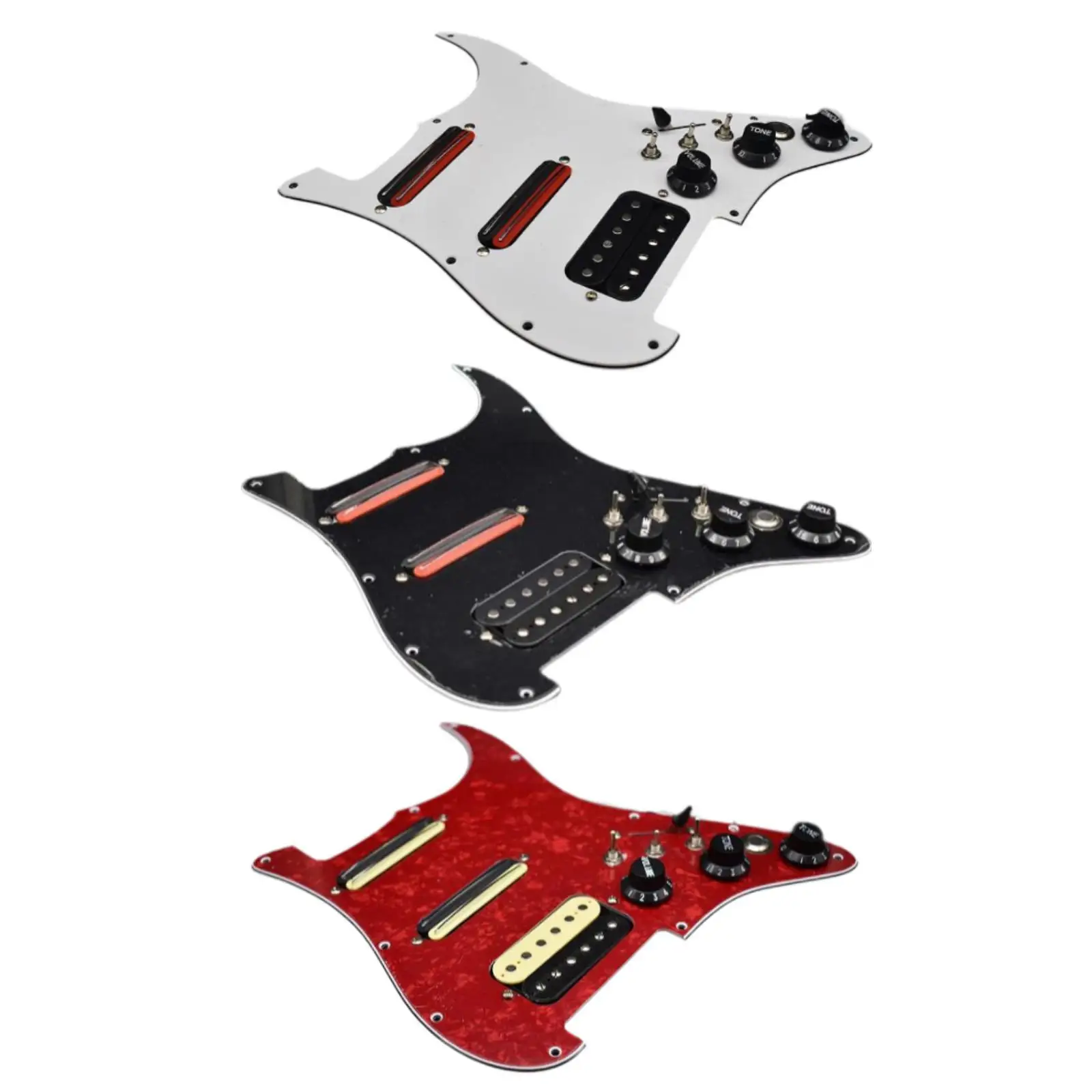 Electric Guitar Pickguard with SSH Pickups, Replacement Scratchplate for Stringed Instruments
Electric Guitar Pickguard with SSH Pickups, Replacement Scratchplate for Stringed Instruments