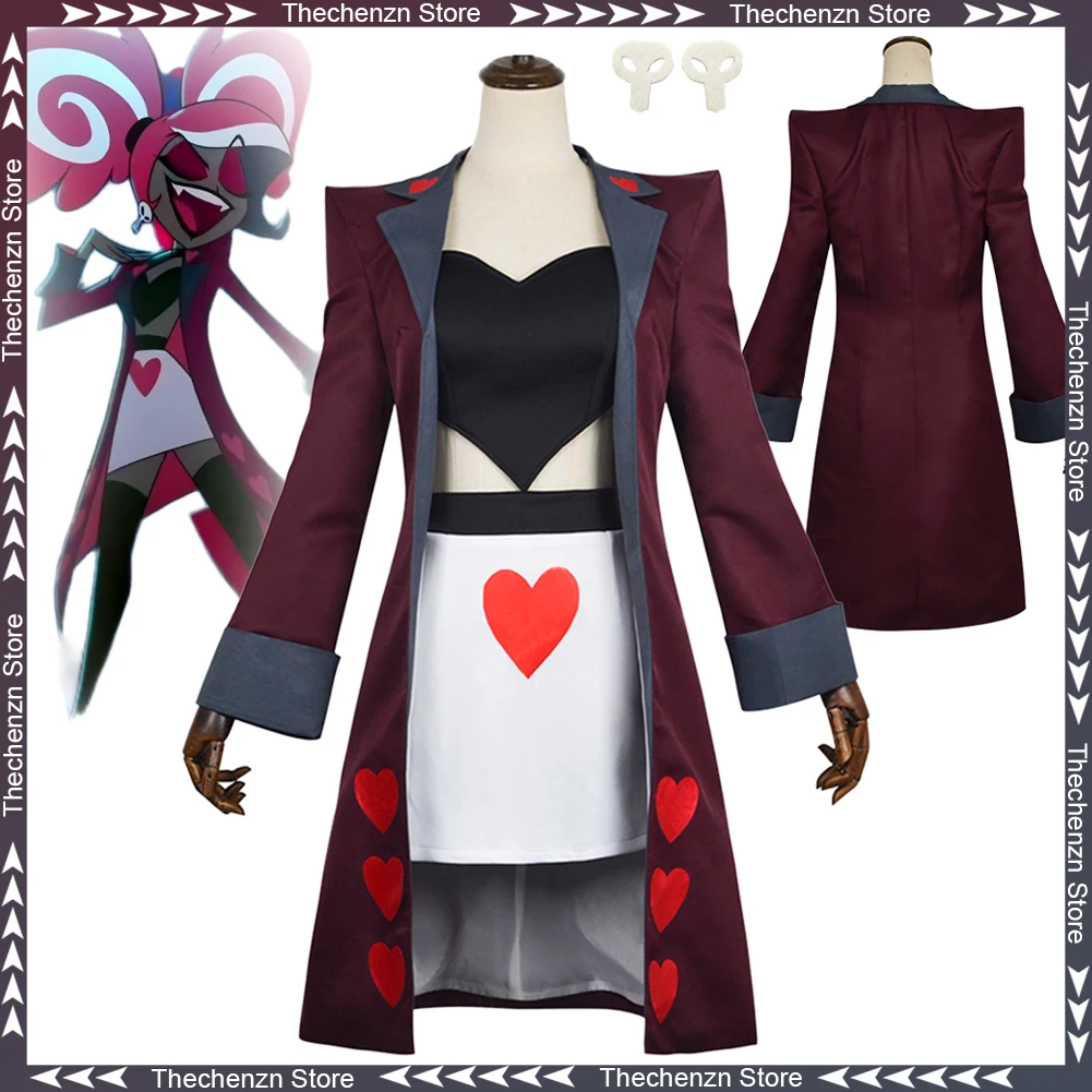 Fancy Dress S2 Velvette Cosplay For Women Dress Earrings 2025 TV Hell Hotel Costume Halloween Woman Roleplay Party Outfits
Fancy Dress S2 Velvette Cosplay For Women Dress Earrings 2025 TV Hell Hotel Costume Halloween Woman Roleplay Party Outfits