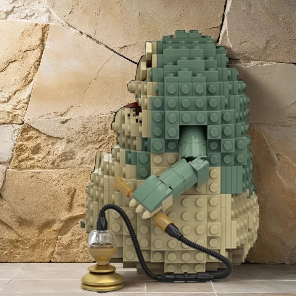 953 шт. трубка Jabba the Hutt для домашних животных MOC с изогнутым стержнем, драгоценными камнями и резными мотивами для домашних животных, образовательные строительные блоки, подарок
953 шт. трубка Jabba the Hutt для домашних животных MOC с изогнутым стержнем, драгоценными камнями и резными мотивами для домашних животных, образовательные строительные блоки, подарок