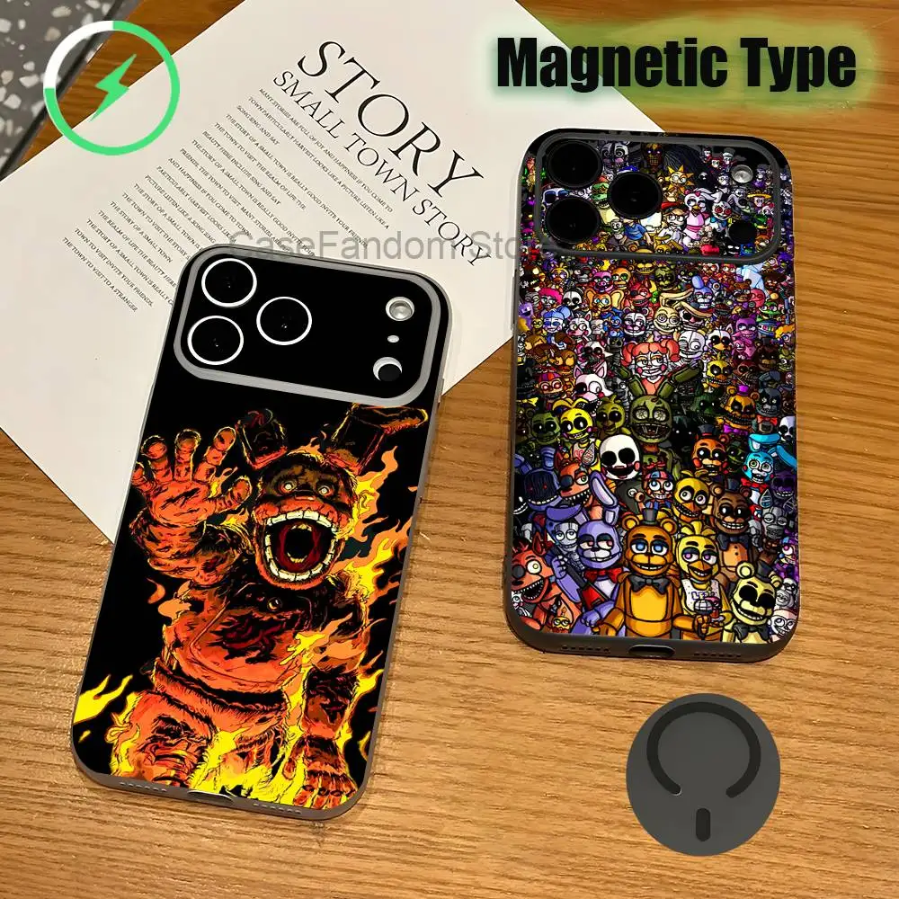 Cute F-FnafS For iPhone 17,16,15,14,13,12,11,Pro,Max,Plus Transparent gray Phone Case Magnetic Wireless Charging
Cute F-FnafS For iPhone 17,16,15,14,13,12,11,Pro,Max,Plus Transparent gray Phone Case Magnetic Wireless Charging