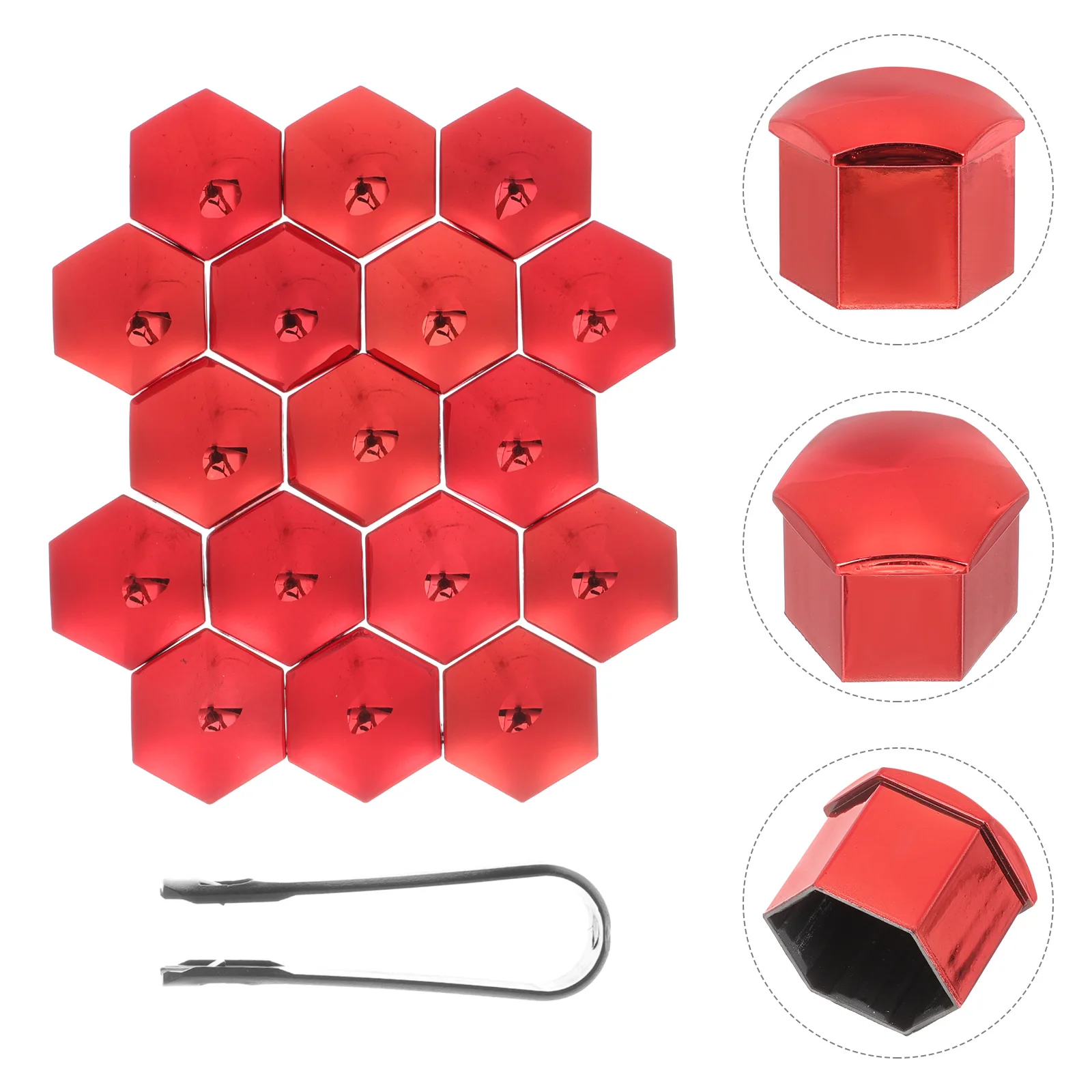 20pcs Lug Nut Covers Wheel Decorative Shell Rim Screw Hub Bolt Car Exterior Accessories Chrome Dust Protector
20pcs Lug Nut Covers Wheel Decorative Shell Rim Screw Hub Bolt Car Exterior Accessories Chrome Dust Protector